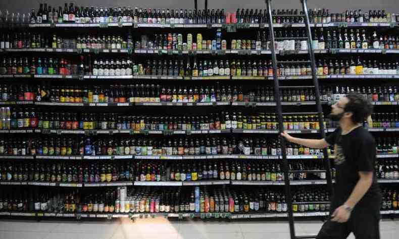 Distribuidora de pequeno porte, a Mame Bebidas ainda no viu aumento de demanda(foto: Tulio Santos/EM/D.A Press)
