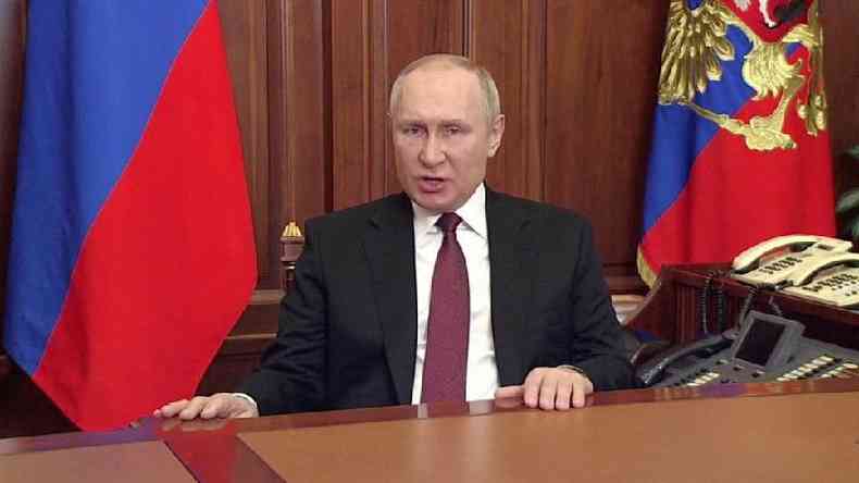 Presidente Putin anuncia ofensiva militar em pronunciamento televisionado