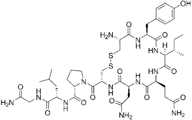 Estrutura qumica da ocitocina