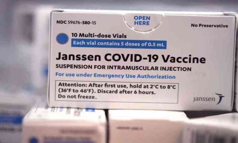 Janssen envia pedido  Anvisa para uso emergencial de vacina contra COVID-19(foto: SCOTT OLSON/AFP )