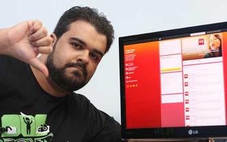 Guilherme Reis desaprova os perfis de marcas que s� servem para manter as apar�ncias na rede(foto: Ed�sio Ferreira/EM/D.A Press. )