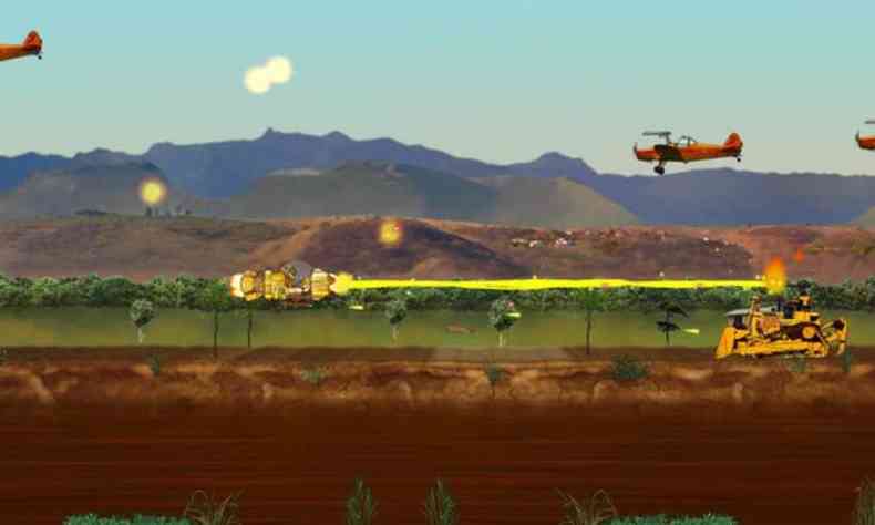 Imagem do jogo 'Rio de Lama: O Resgate do Rio Doce' 