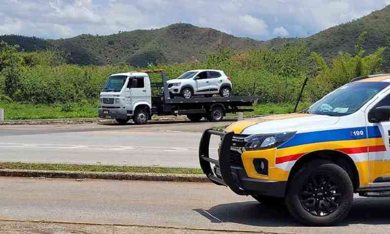 Fiscalizao da PMRv nas estradas mineiras tem apresentado resultados positivos como a priso de criminosos 