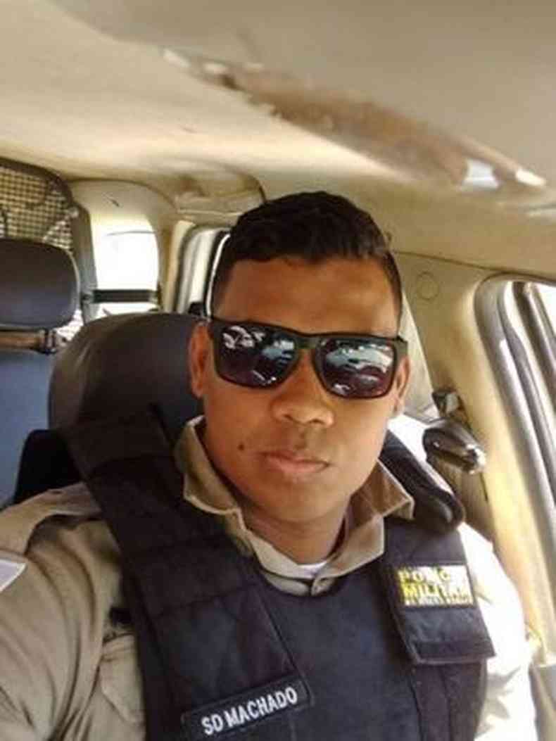 Soldado Machado Jnior estava h um ano na corporao(foto: Polcia Militar/ Divulgao)