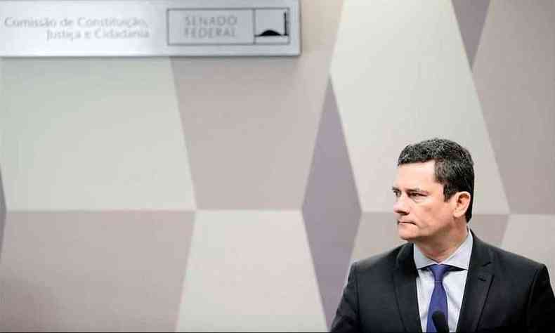 Prioridade para envio de projetos para acelerar o PIB mostra perda de fora de Sgio Moro, ainda prestigiado por Bolsonaro(foto: Pedro Frana/Agncia Senado %u2013 19/6/19)