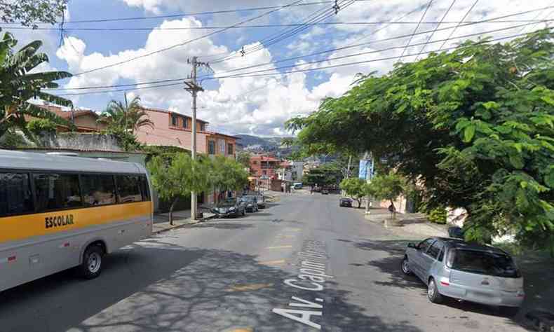 Atropelamento no Bairro Vista Alegre revoltou moradores(foto: Google Street View/Reproduo)