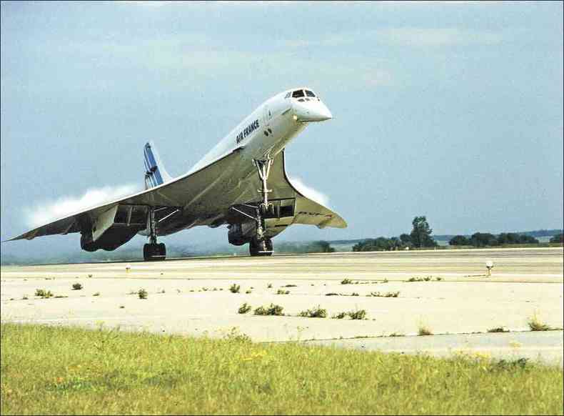 Saudades do Concorde. Dizem que no h nada insubstituvel, mas ele desmente essa crena (foto: Air France/Divulgao)