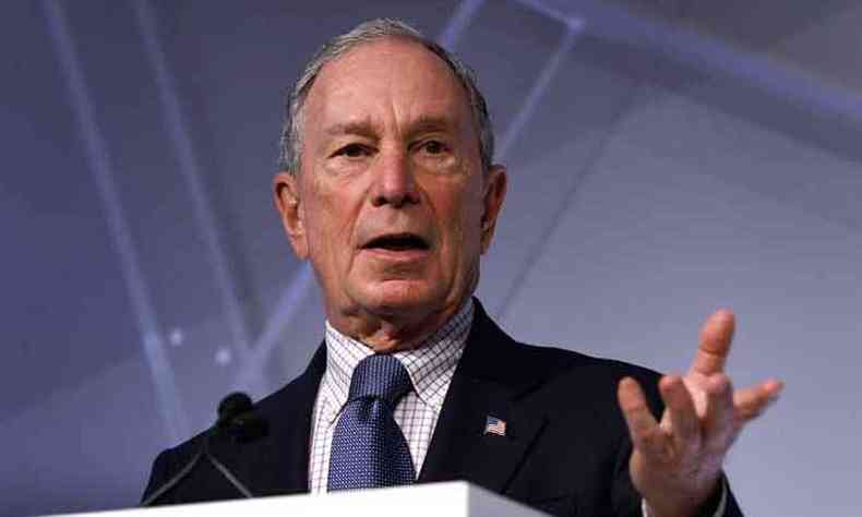 Michael Bloomberg anunciou nesta semana que ir doar US$ 1,8 bilho  Johns Hopkins University(foto: Bill Pugliano/Getty Images North Amrica/AFP 29/10/18)