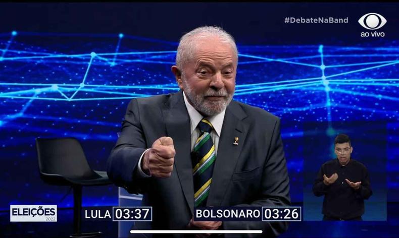Lula no debate da Tv Band