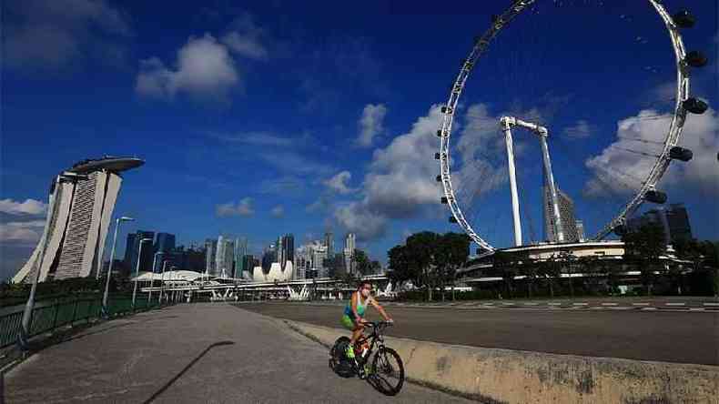 Cingapura se tornou um exemplo de como conter o vrus(foto: Getty Images)