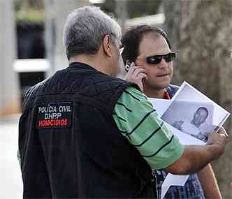 Investigadores estiveram no velrio da atriz(foto: Juarez Rodrigues/EM/D.A.Press)