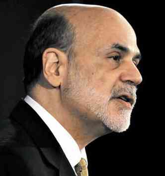 Presidente do Fed, Ben Bernanke: esforo para estimular economia(foto: Alex Wong/AFP )