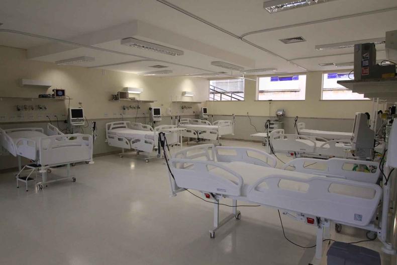 Leitos novos inaugurados no Hospital Julia Kubitschek em janeiro de 2021. 