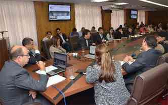 Reunio da Comisso de Preveno  Violncia em Manifestaes Populares(foto: Divulgao MPMG)