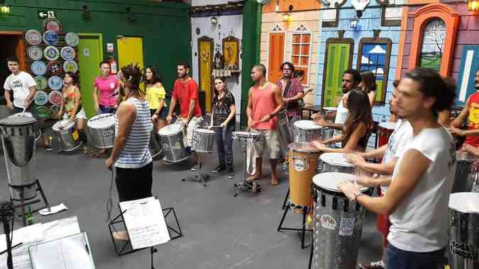 Roda de Timbau ensaia no NecupJuarez Rodrigues/EM/D.A. Press