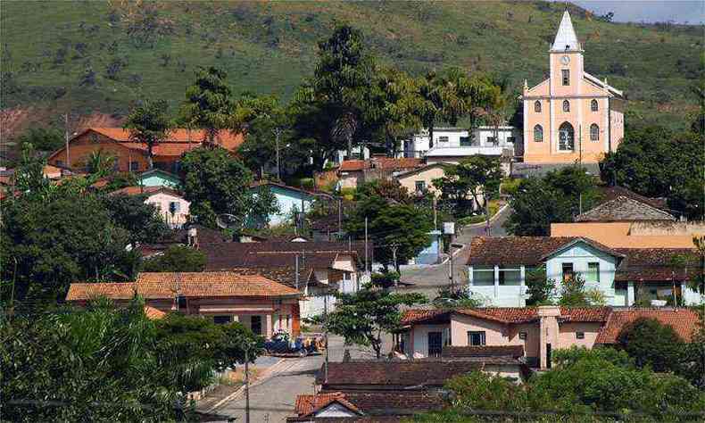 Localizada no Centro-Oeste mineiro, Serra da Saudade perdeu quatro habitantes entre 2014 e 2015, quando foram estimados 818 habitantes(foto: Eduardo Batista/Especial para o EM - 02/03/2007)