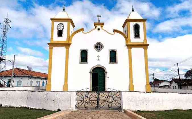 A igreja construda no incio do sculo 18 foi palco da sagrao do primeiro governador de Minas, aclamado pelo povo  revelia da coroa portuguesa(foto: Rodrigo da Conceio Gomes/Divulgao)