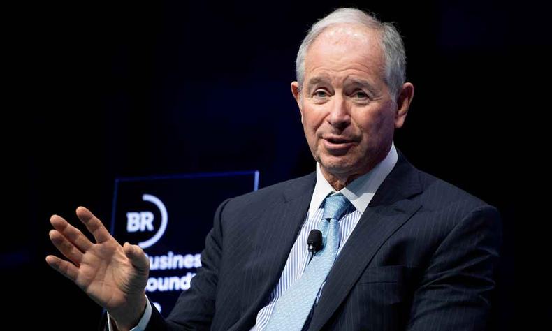 (foto: Jim Watson/AFP) Steve Schwarzman, Presidente da Blackstone, uma das maiores empresas de investimento do mundo