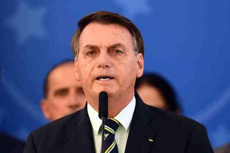O presidente Jair Bolsonaro fez a indicação nesta segunda-feira(foto: Evaristo Sá/AFP)