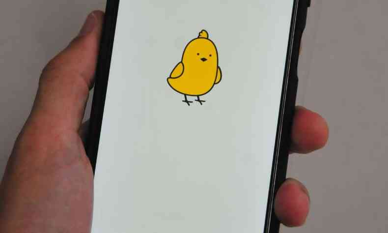 tela de celular que mostra o aplicativo Koo