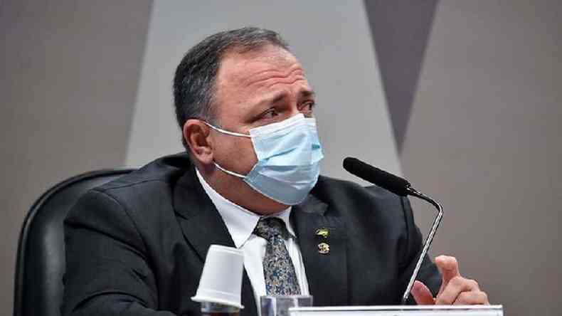Ento ministro Eduardo Pazuello lanou no AM aplicativo para facilitar prescrio de remdios cuja eficcia contra covid foi descartada por estudos cientficos(foto: Agncia Senado)