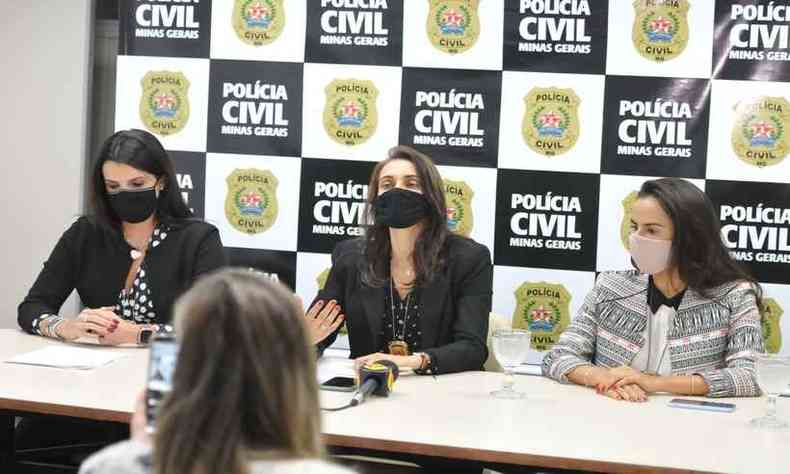 Polcia Civil concedeu coletiva de imprensa para detalhar o caso