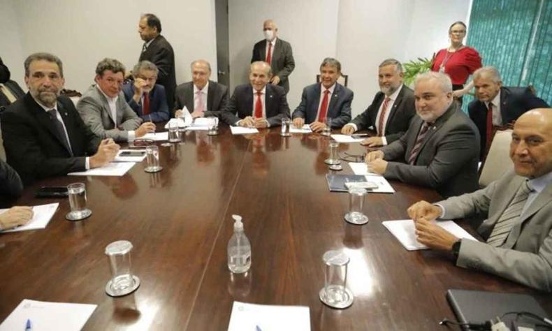 Na foto, reunio em Braslia para transio de governo, nesta quita-feira (3/11)