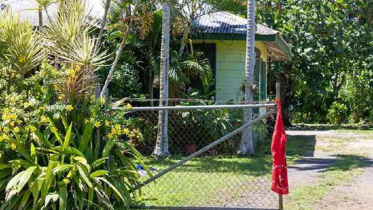 Residência em Samoa durante epidemia de sarampo