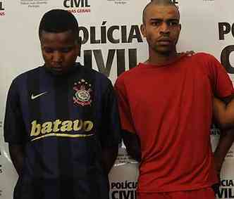 Luiz Henrique da Silva Paulino (esq) e Gleisson Martins Horcio (dir)(foto: Jair Amaral/EM DA Press)