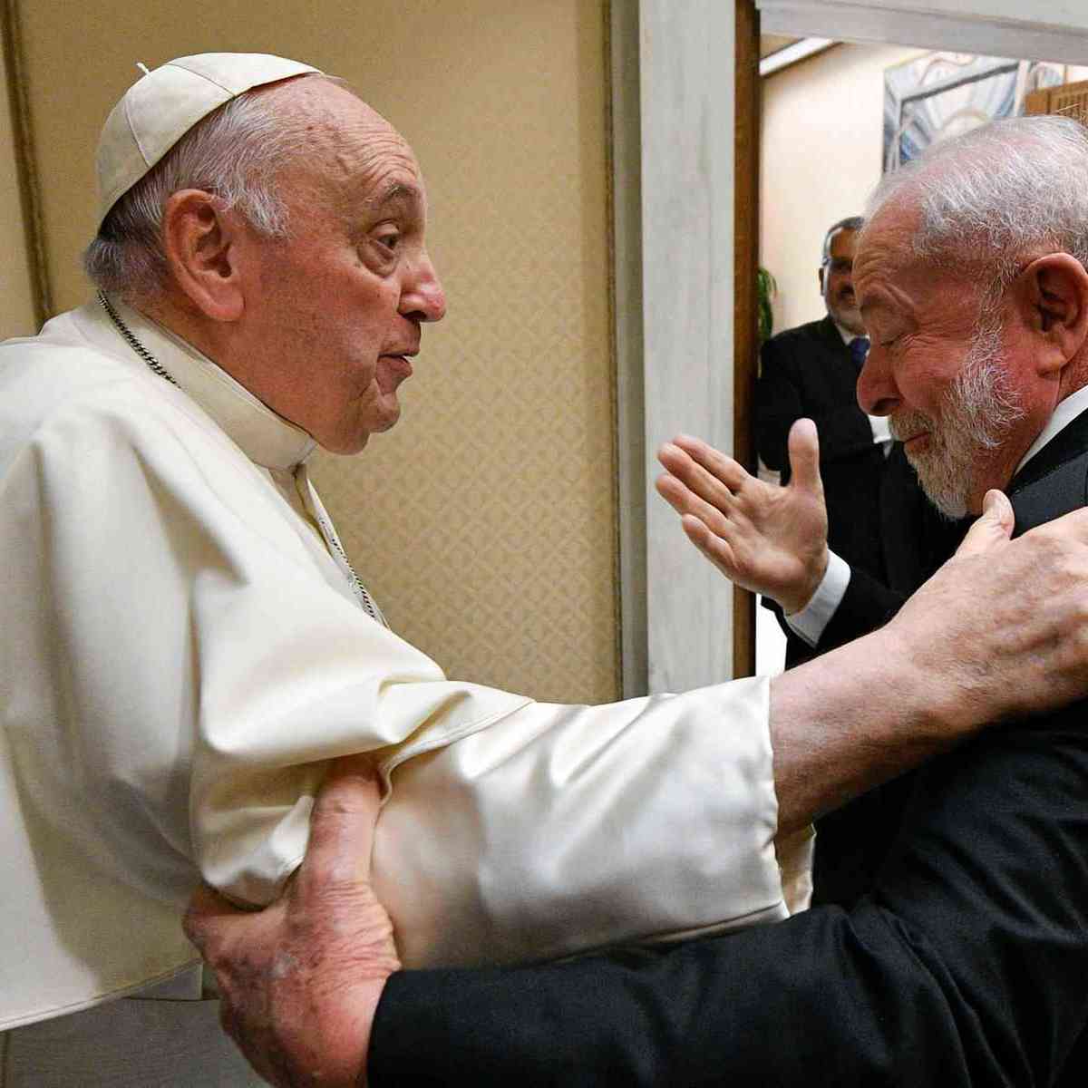 Lula e Papa Francisco — Planalto