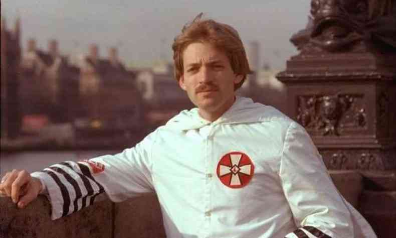 David Duke, quando integrava o movimento racista Ku Klux Klan(foto: Reproduo/Wikipdia)