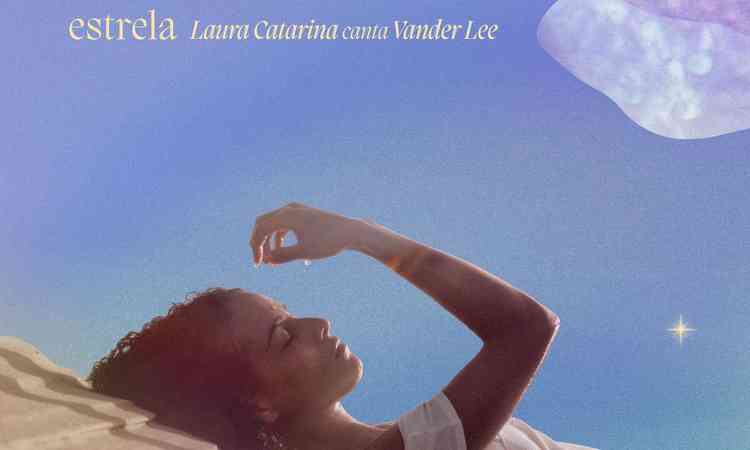 Fotografia de Laura Catarina na capa do disco em homenagem a Vander Lee