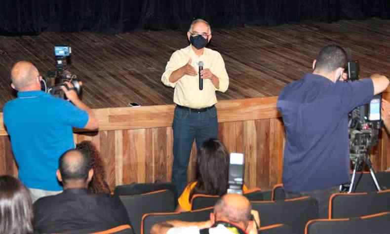 Prefeito Antnio Almas no declarou apoio a nenhum outro candidato(foto: Gil Velloso/divulgao Prefeitura de Juiz de Fora)