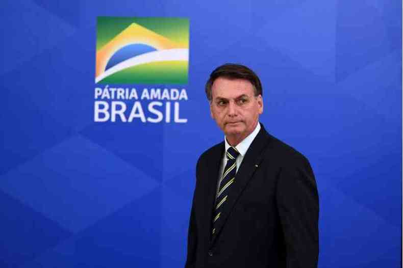 Bolsonaro avaliou a possibilidade de dividir o Ministrio da Justia e da Segurana Pblica, como chegou a ser cogitado quando Moro ainda estava no cargo(foto: Evaristo S/AFP)