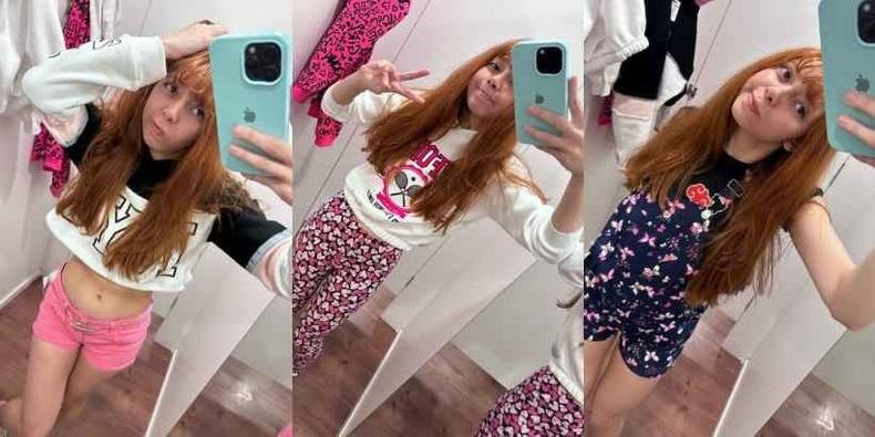 Compra roupas para crianças: jovem banida do Tinder parece nova demais