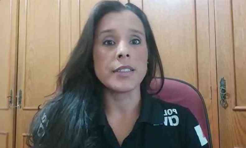 A delegada de Polcia Civil Adeliana Xavier, de Valadares, disse que o homem que cometeu o estupro est foragido(foto: PCMG/Divulgao)
