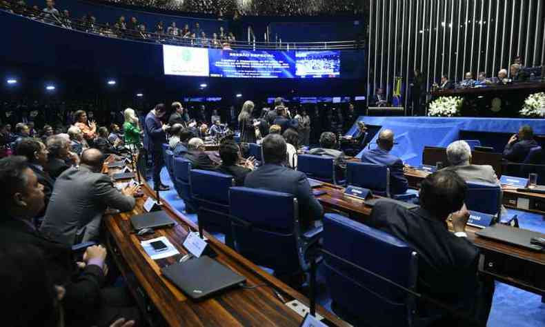Senadores da bancada pr-Lava-Jato so contra pontos includos pelo Centro da Cmara no texto da MP(foto: Marcos Oliveira/Agncia Senado)