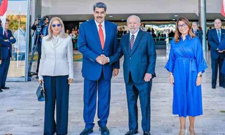 Lula, Maduro e Janja