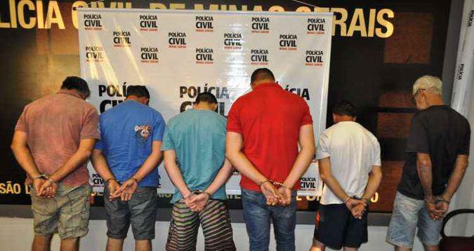 Investigações contra a quadrilha já duravam quatro meses(foto: Polícia Civil/Divulgação) Investigações contra a quadrilha já duravam quatro meses(foto: Polícia Civil/Divulgação)