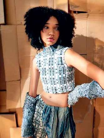 HeritageBlue, coleo de Lvia Castro, foi feita a partir de calas jeans de brech