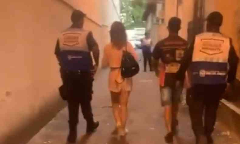 O casal foi preso no Rio de Janeiro durante ocorrncia de maus-tratos a animais