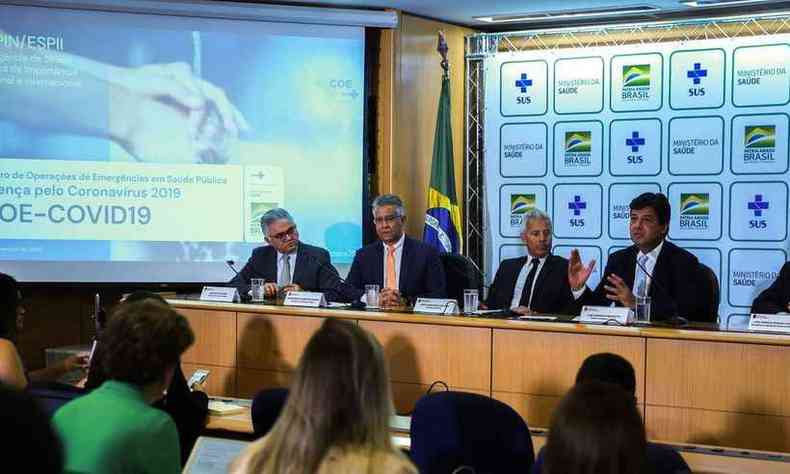 Antecipao de campanha foi anunciada pelo ministro Luiz Henrique Mandetta em coletiva nesta quinta-feira(foto: Jos Cruz/Agncia Brasil)