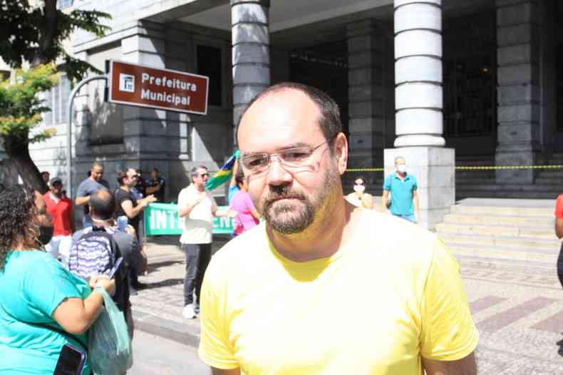 Jlio Hubner, fundador movimento Patriotas em BH, critica decreto de quarentena: 'Medidas abusivas'(foto: Edsio Ferreira/EM/D. A. Press)