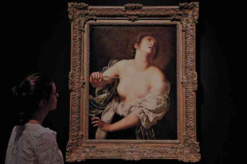 Quadro de Artemisia Gentileschi mostra figura feminina 