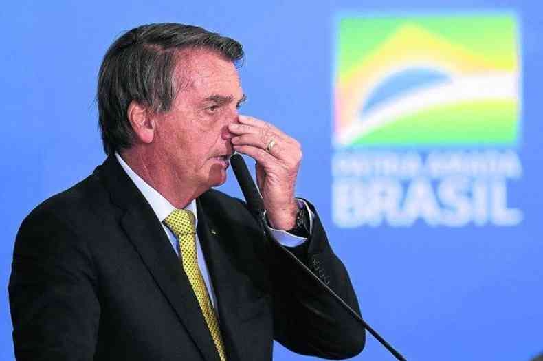 Bolsonaro vetou aumento do fundo eleitoral nesta sexta-feira (20/8)(foto: Evaristo S/AFP)