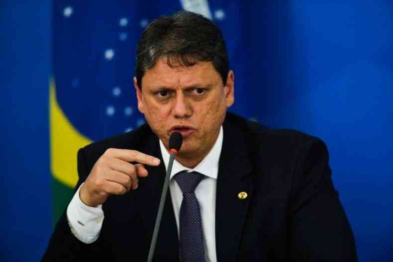 Ministro da Infraestrutura, Tarcsio Gomes de Freitas(foto: Marcello Casal JrAgncia Brasil)