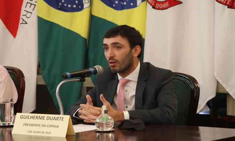 Presidente da Copasa, Guilherme Duarte