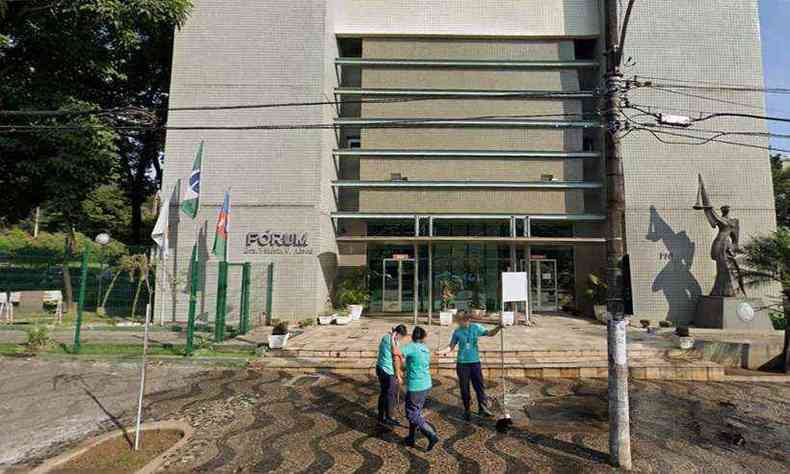 Frum de Ipatinga, no Vale do Rio Doce, sediou julgamento do homem que matou a ex em Ipaba (MG)(foto: Reproduo/Google Street View)