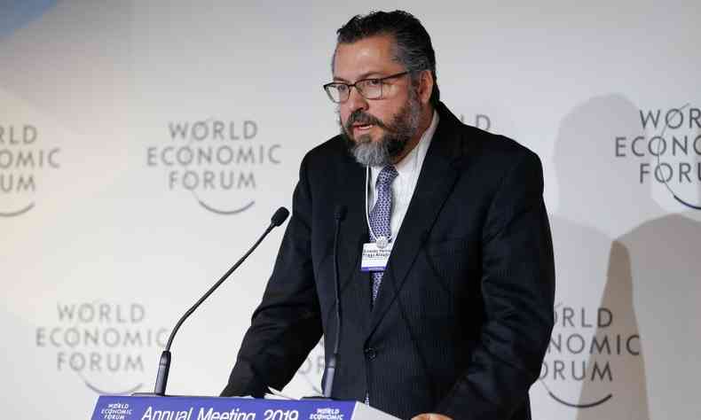 Ministro de Estado das Relaes Exteriores, Ernesto Arajo(foto: Alan Santos/PR)