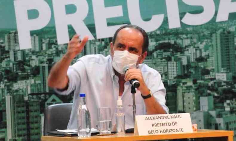 Prefeito de BH, Alexandre Kalil falou sobre crticas que tem recebido(foto: Gladyston Rodrigues/EM/D.A Press)